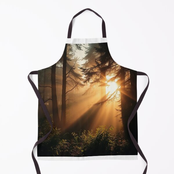 Item preview, Enchanting Forest Landscape Silhouette Background" designed and sold by hjian8219.