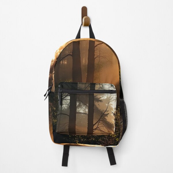 Item preview, Enchanting Forest Landscape Silhouette Background" designed and sold by hjian8219.