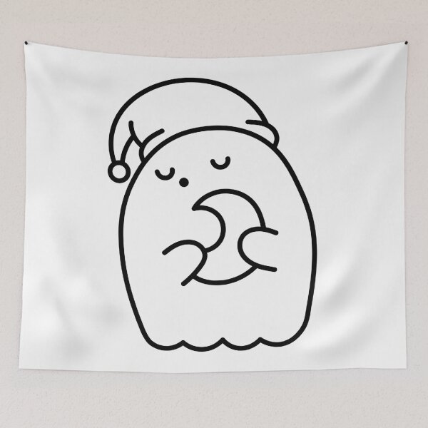 Item preview, sleepy ghost designed and sold by broadwaygirl142.