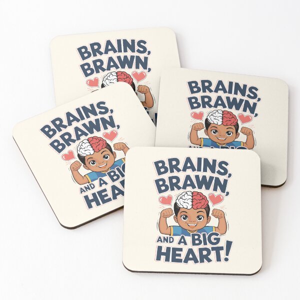 Item preview, Brains, Brawn, and a Big Heart Design designed and sold by MolonasDesigns.