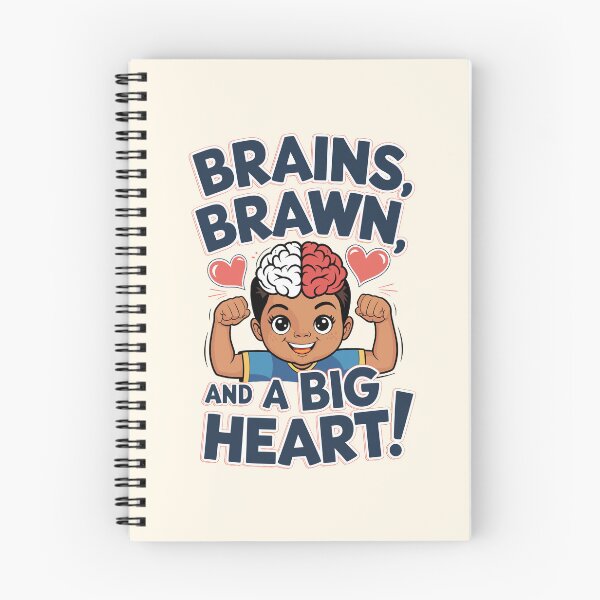 Item preview, Brains, Brawn, and a Big Heart Design designed and sold by MolonasDesigns.