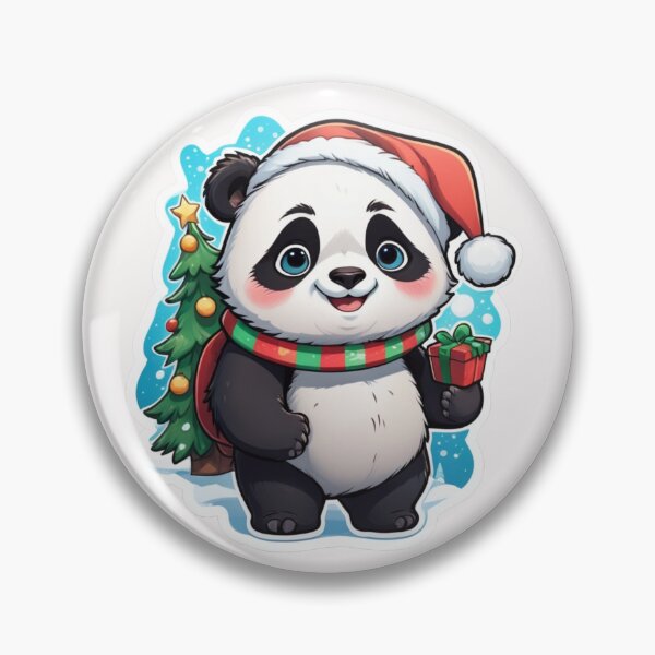 Item preview, Christmas Cartoon Panda designed and sold by Krieghorn.