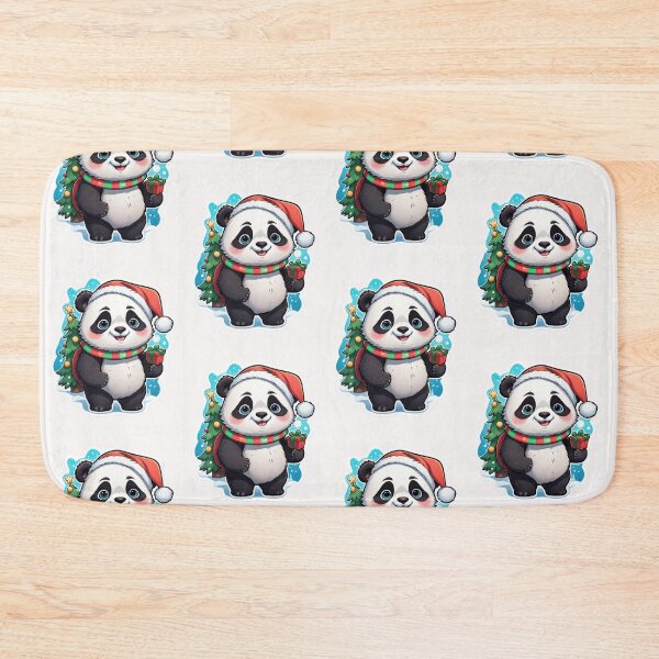 Item preview, Christmas Cartoon Panda designed and sold by Krieghorn.