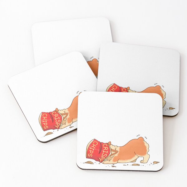 Item preview, Crispy Chips Corgi designed and sold by KarnelianKallie.