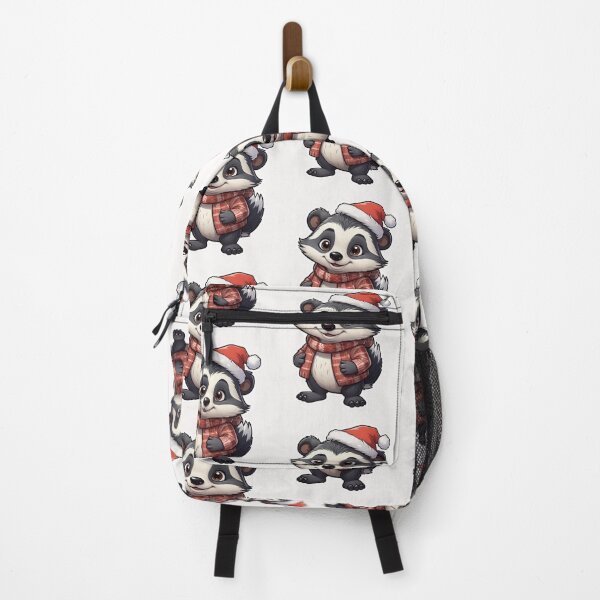 Item preview, Christmas Cartoon Badger designed and sold by Krieghorn.