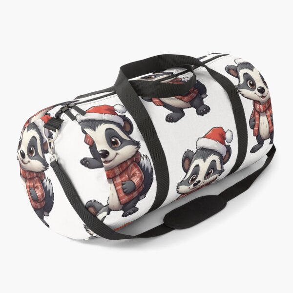 Item preview, Christmas Cartoon Badger designed and sold by Krieghorn.