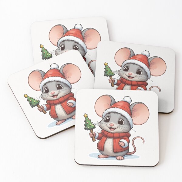 Item preview, Christmas Cartoon Mouse designed and sold by Krieghorn.