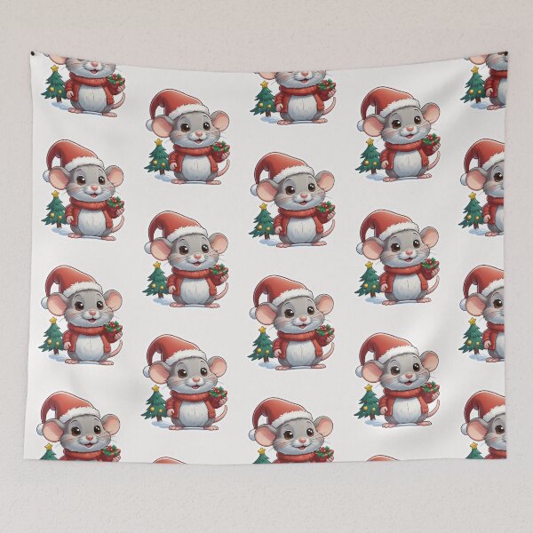 Item preview, Christmas Cartoon Mouse designed and sold by Krieghorn.