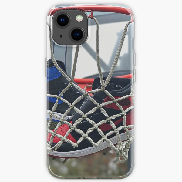 Air Jordan 1 Bred Royal Basketball Funda blanda para iPhone
