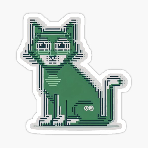 Item preview, 8 bit cat designed and sold by PrestonSquires.