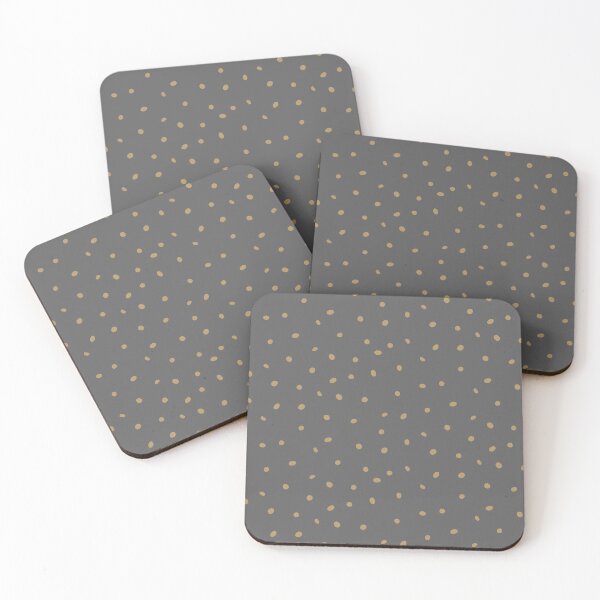 Item preview, Whimsy Dots Polka Dot Pattern - Slate + Fawn designed and sold by Irene Estelle.