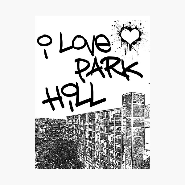 I Love Park Hill Photographic Print