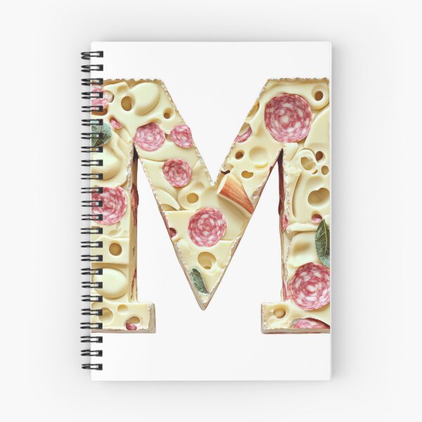 Item preview, Uppercase letter M font in Cheddar cheese style designed and sold by Jasava Shop.