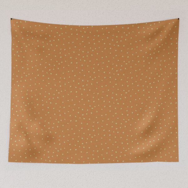Item preview, Whimsy Dots Polka Dot Pattern - Rust + Gold designed and sold by Irene Estelle.