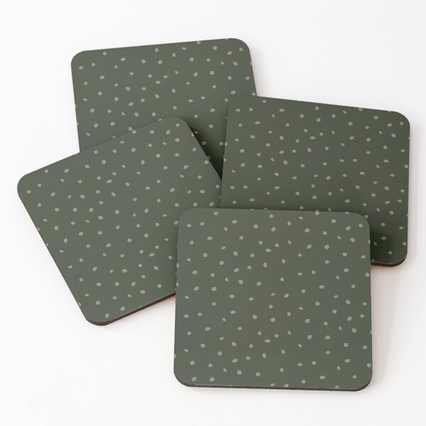 Item preview, Whimsy Dots Polka Dot Pattern - Pine + Sage designed and sold by Irene Estelle.