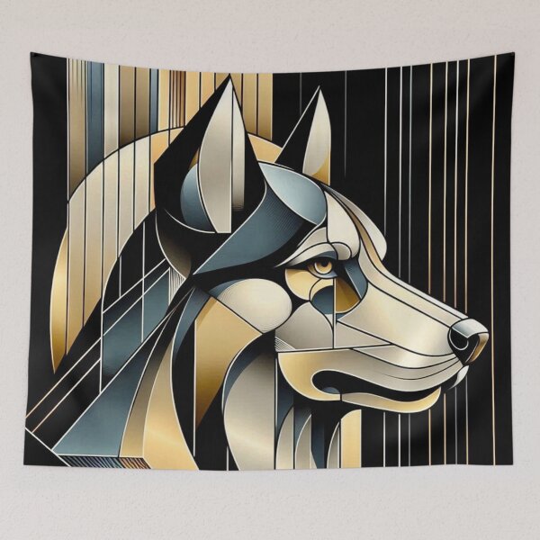 Item preview, dog designed and sold by MidaArt.