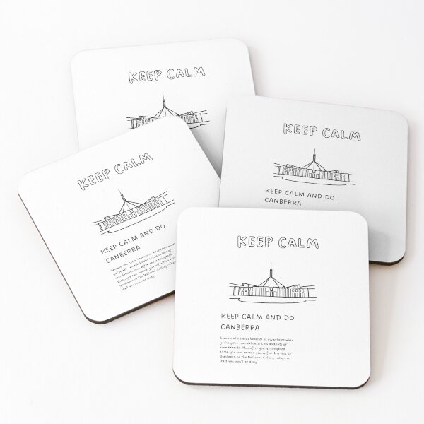 Item preview, Keep Calm and Do Canberra | Illustration of Parliament Building designed and sold by RM-Journey.
