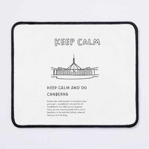 Item preview, Keep Calm and Do Canberra | Illustration of Parliament Building designed and sold by RM-Journey.