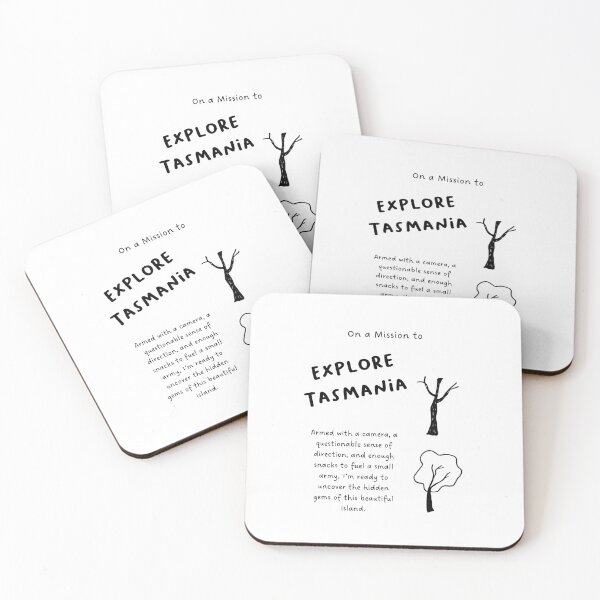 Item preview, On a Mission to Explore Tasmania | Illustration of Trees designed and sold by RM-Journey.