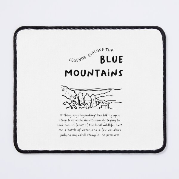 Item preview, Legends Explore the Blue Mountains | Minimalist Design | Handwritten Font designed and sold by RM-Journey.