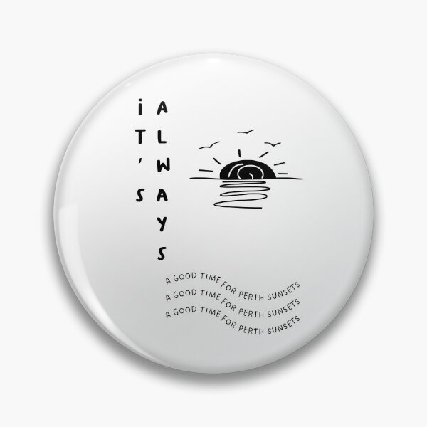 Item preview, It’s Always a Good Time for Perth Sunsets | Minimalist Design | Handwritten Font designed and sold by RM-Journey.