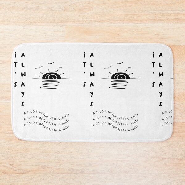 Item preview, It’s Always a Good Time for Perth Sunsets | Minimalist Design | Handwritten Font designed and sold by RM-Journey.