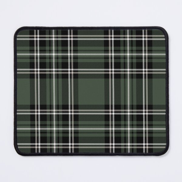 Item preview, Olive Green, Soft Ivory, and Black Big Tartan Pattern designed and sold by ModdiesColors.