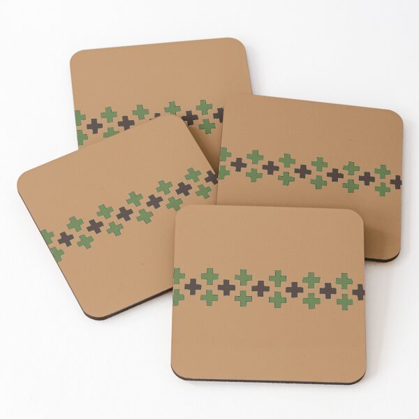 Item preview, Criss Crosses By Hand (Green and Brown) Pattern designed and sold by KDStout.