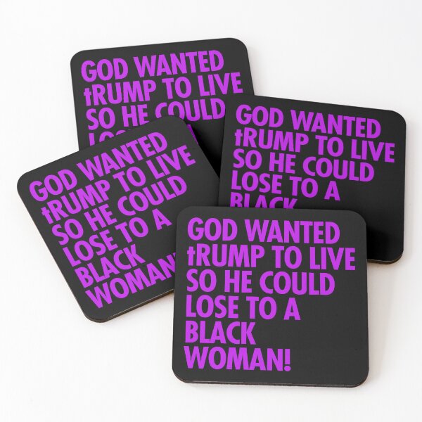 Item preview, God wanted trump to live so he could lose to a black woman designed and sold by Thelittlelord.