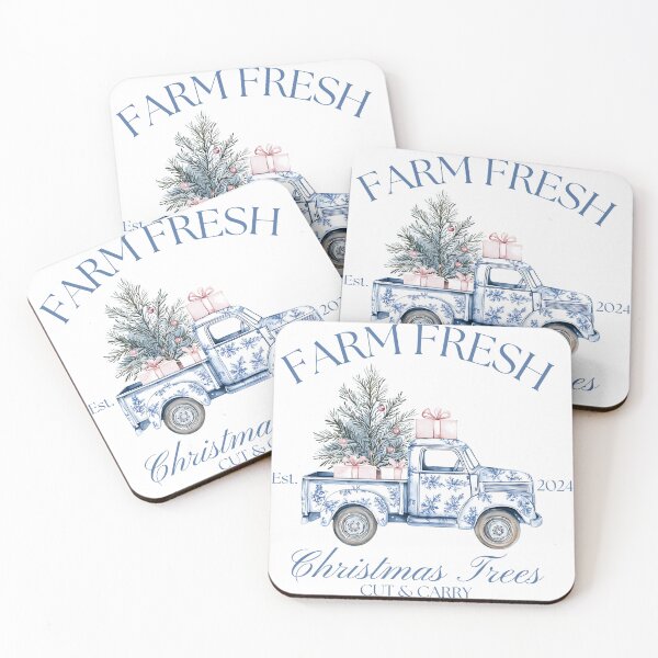 Item preview, Farm Fresh Christmas Trees designed and sold by WildFawnCreations.