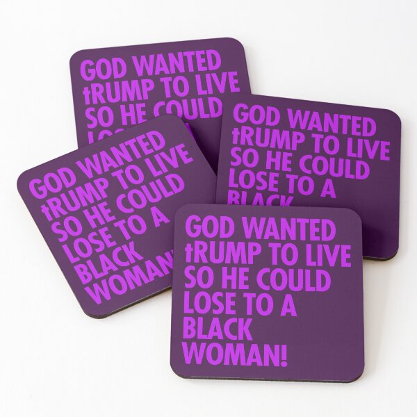 Item preview, God wanted trump to live so he could lose to a black woman designed and sold by Thelittlelord.