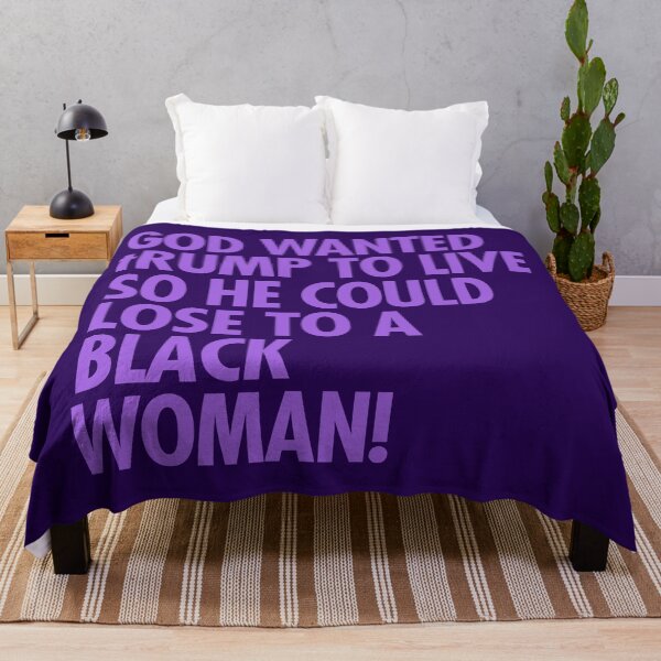 Item preview, God wanted trump to live so he could lose to a black woman designed and sold by Thelittlelord.