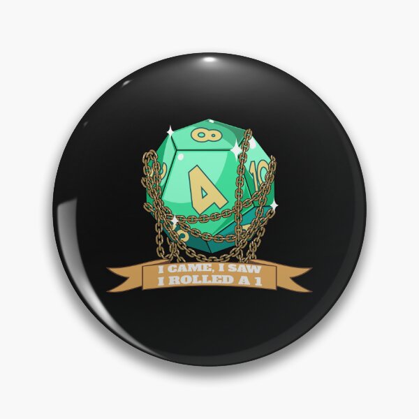 Artikelvorschau, Ich kam, ich sah, ich würfelte eine 1 entworfen und verkauft von ArtitudePrintLb.