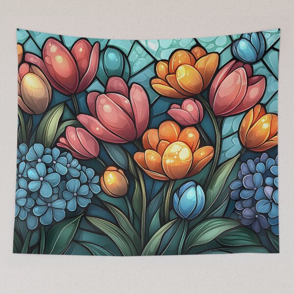 Item preview, Stained Glass of Floral Symphony designed and sold by Cozirlax.