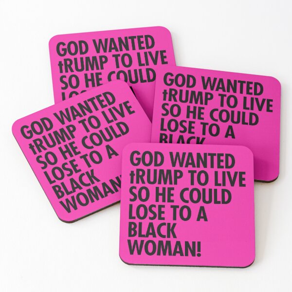 Item preview, God wanted trump to live so he could lose to a black woman designed and sold by Thelittlelord.
