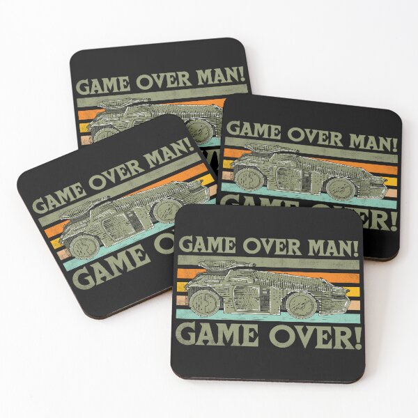 Item preview, Game Over Man, Game Over, aliens designed and sold by therocketman.