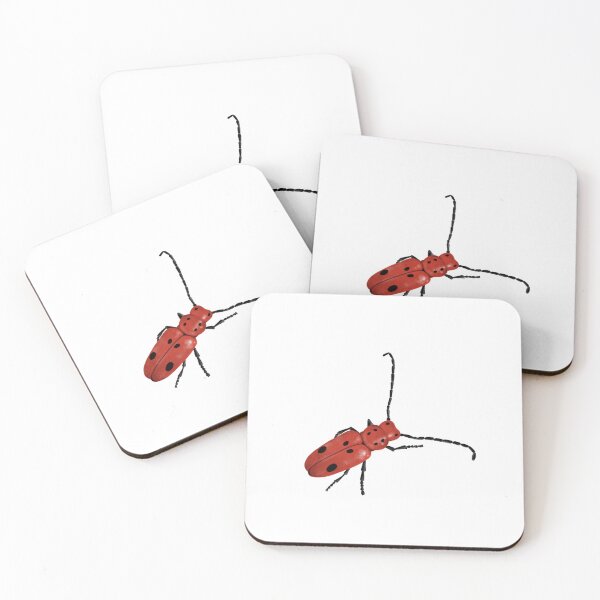 Item preview, Red Milkweed Beetle designed and sold by crunchycreative.