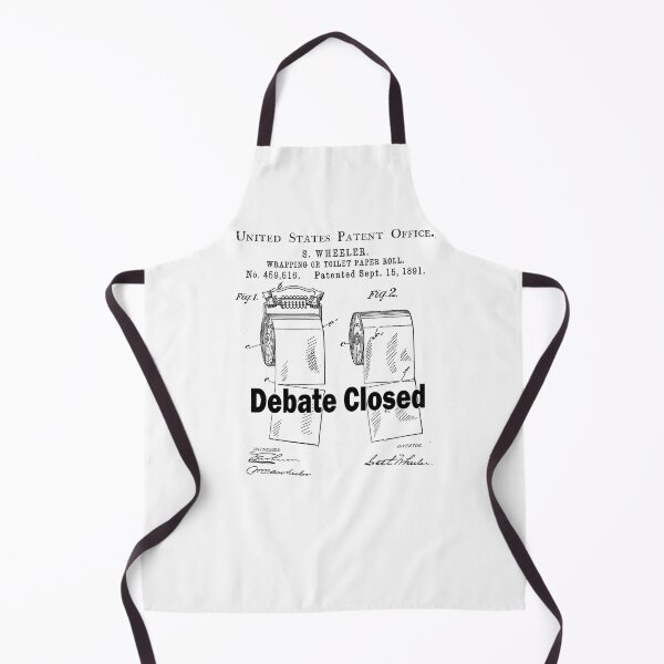 Item preview, Over Under Toilet Paper Debate Ended designed and sold by BlackZebraArt.