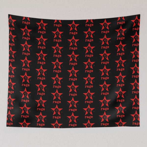 Item preview, Rage - Raised fist and star - Against the machine designed and sold by GraffitiLab.