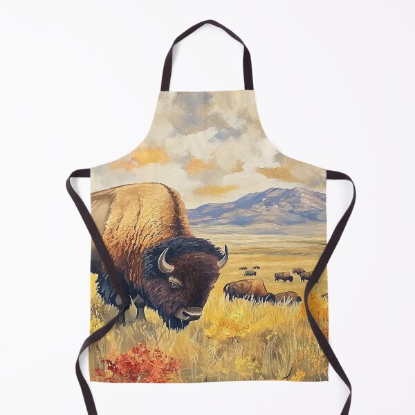 Item preview, Fall Bison Herd designed and sold by Laceyjae Digital Art.