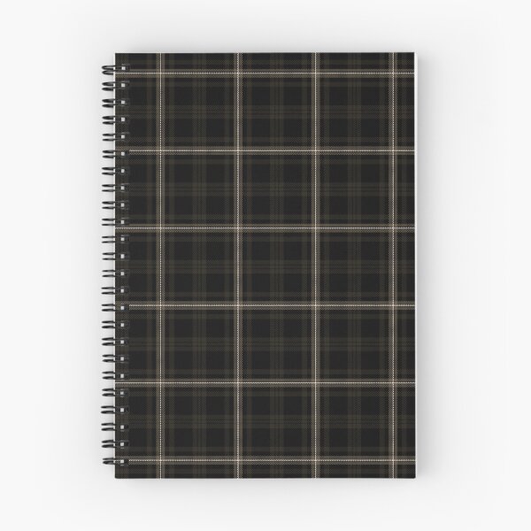 Aperçu de l'œuvre Motif tartan marron, noir et ivoire doux créée et vendue par ModdiesColors.