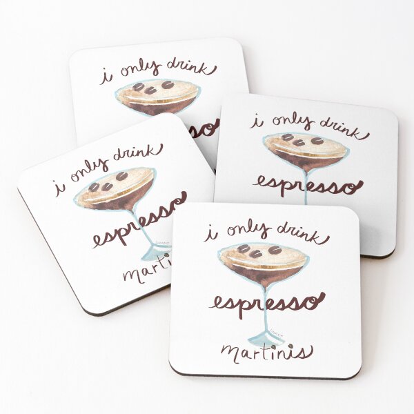 Item preview, I Only Drink Espresso Martinis designed and sold by LadyLucasArt.