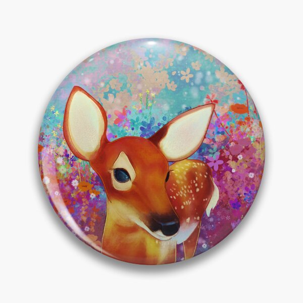 Item preview, A Fawn and her Flowers designed and sold by CSolaris.