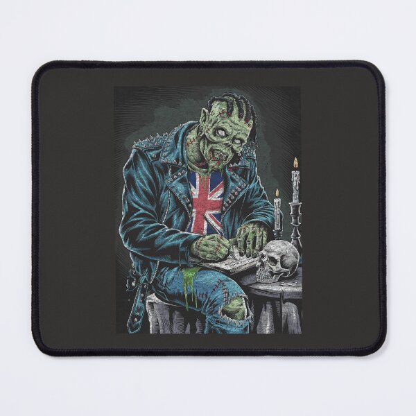 Item preview, Distressed Zombie Punk Rocker Mohican Monster Sketch designed and sold by paulo silveira.