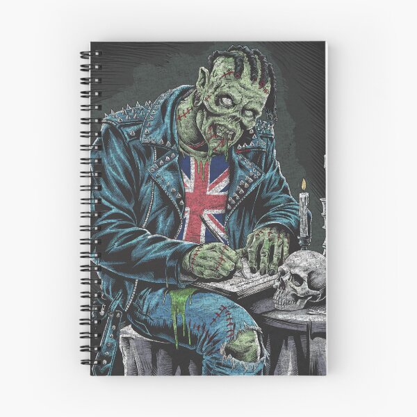 Item preview, Distressed Zombie Punk Rocker Mohican Monster Sketch designed and sold by paulo silveira.
