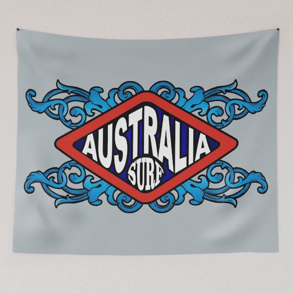 Item preview, Australia Surf emblem retro sign designed and sold by studioss76.