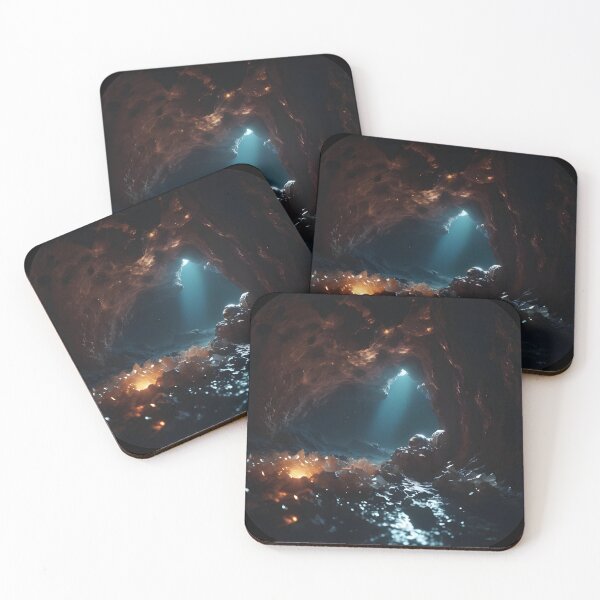 Item preview, Glowing Minerals in Crystal Cave And Underground Lake 03 designed and sold by kjp-design.