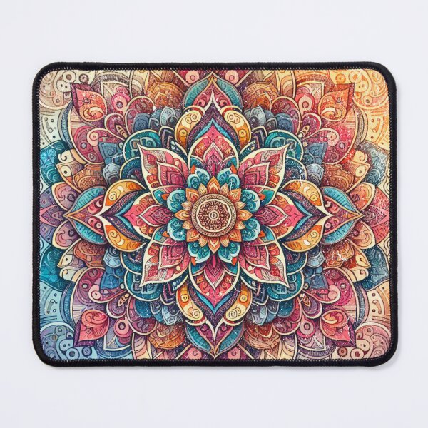 Item preview, Mandala Art Flower Gift Bohemian Yoga Meditation Tee,Mandala Dreams Yoga Artwear designed and sold by majidi1.