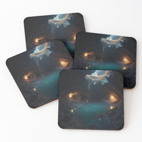 Item preview, Glowing Minerals in Crystal Cave And Underground Lake 04 designed and sold by kjp-design.