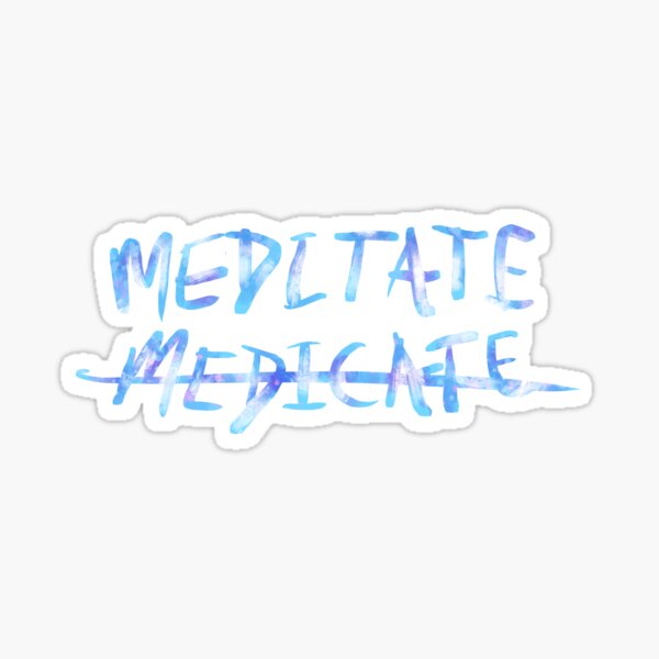 KOD J. Cole Meditate Sticker